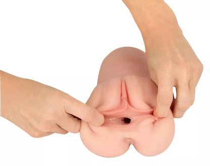 Realistixxx RealMasturbator siurbiamasis ir vibruojantis intymus prietaisas 21,8 cm