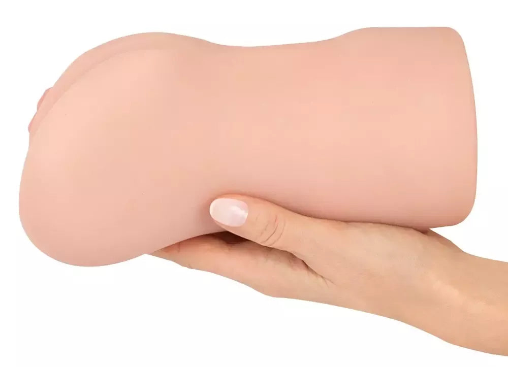 Realistixxx RealMasturbator siurbiamasis ir vibruojantis intymus prietaisas 21,8 cm