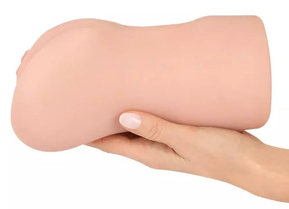 Realistixxx RealMasturbator siurbiamasis ir vibruojantis intymus prietaisas 21,8 cm