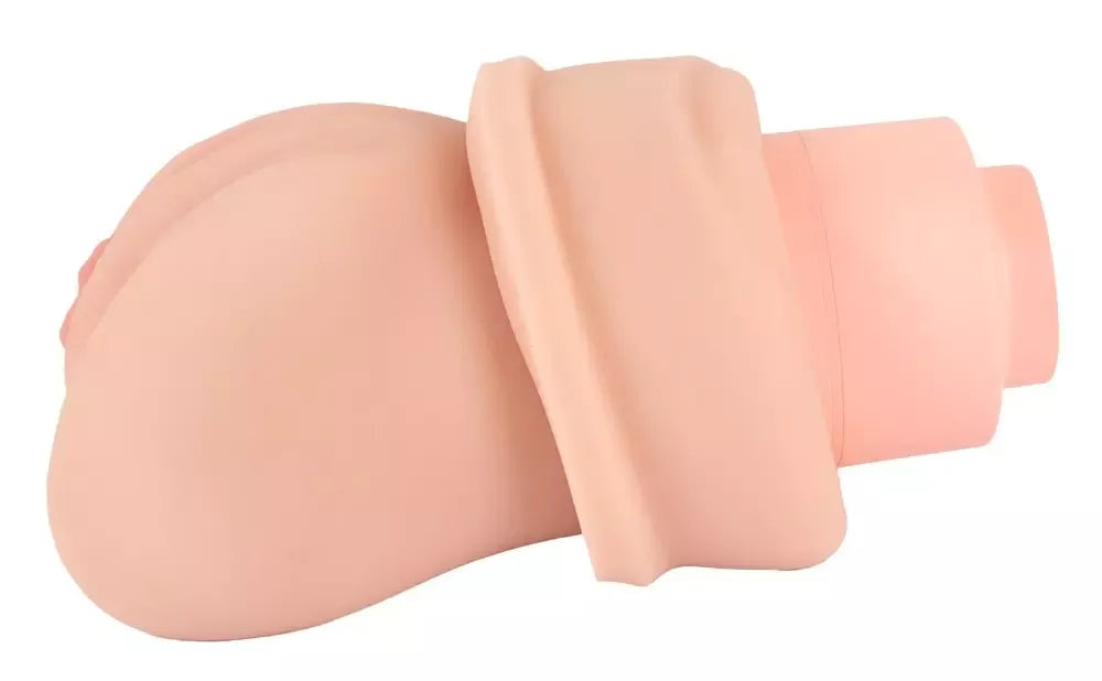 Realistixxx RealMasturbator siurbiamasis ir vibruojantis intymus prietaisas 21,8 cm