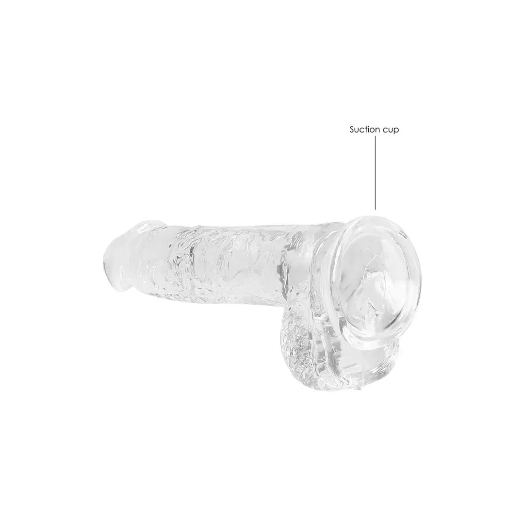 REALROCK Crystal Clear 17 cm anatominis modelis su siurbtuku