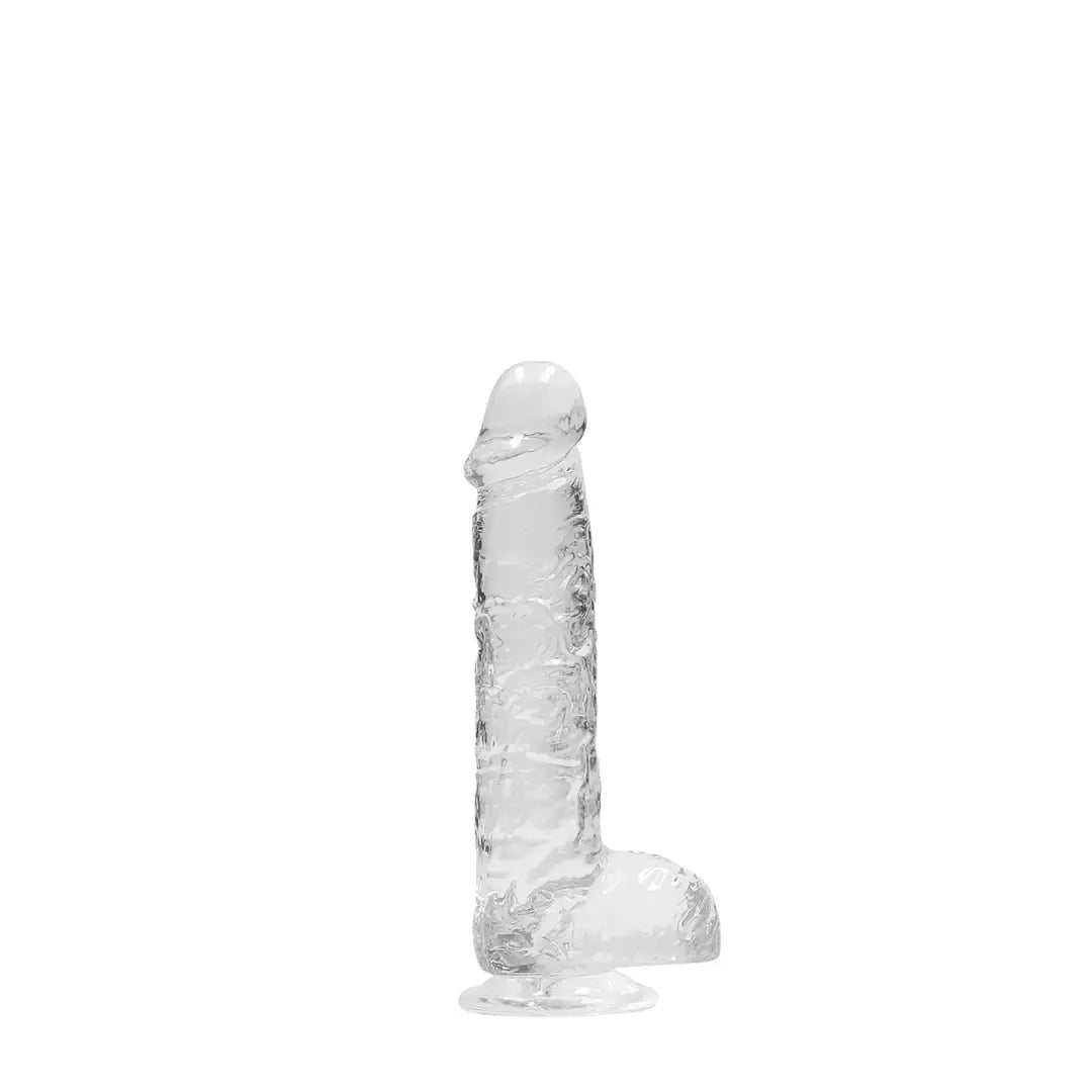 REALROCK Crystal Clear 17 cm anatominis modelis su siurbtuku