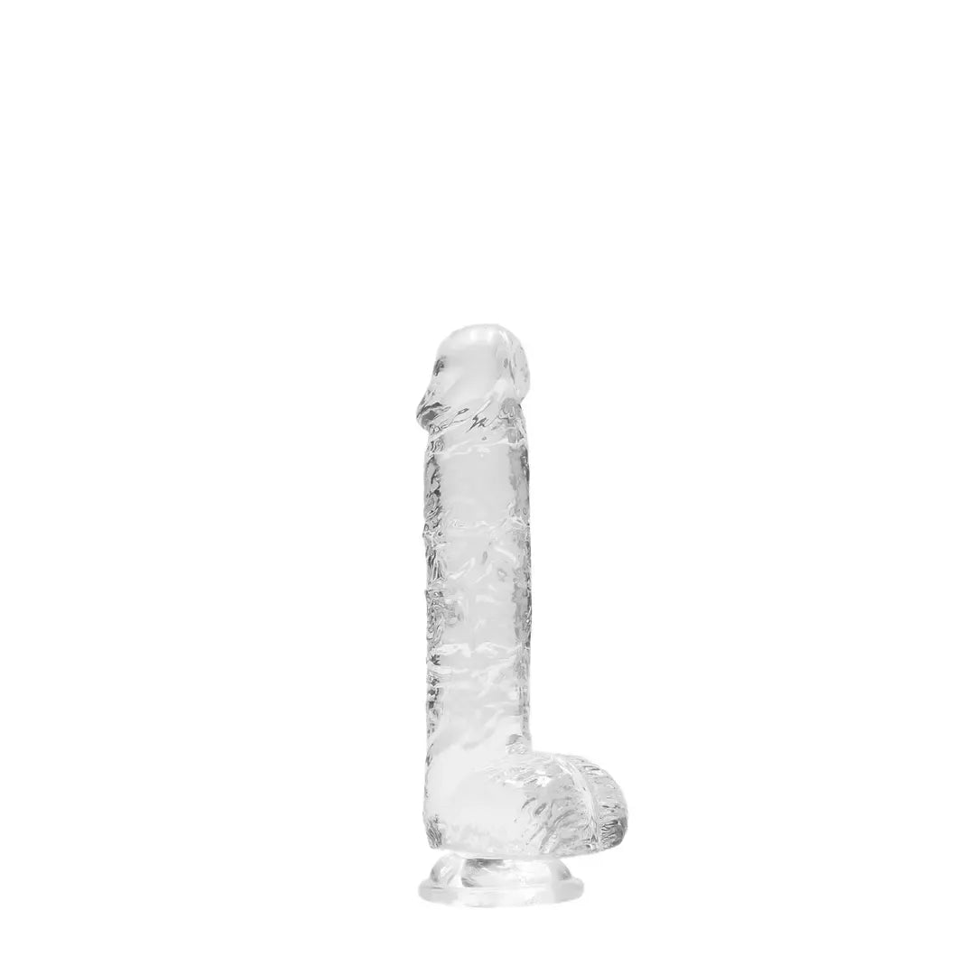 REALROCK Crystal Clear 17 cm anatominis modelis su siurbtuku