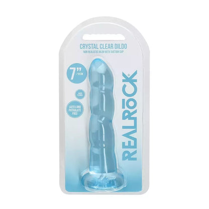 REALROCK Crystal Clear 17 cm intymus modelis su vakuuminiu padu