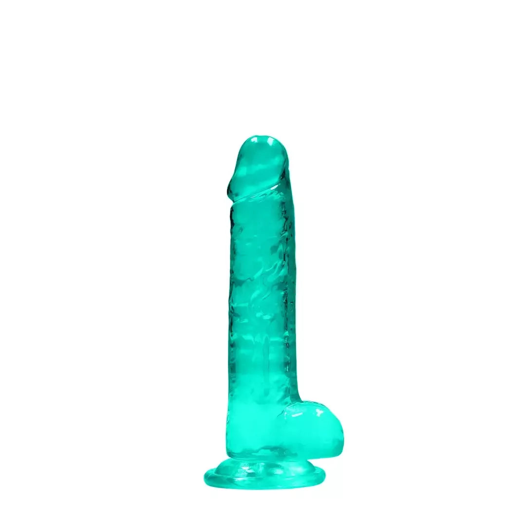 REALROCK Crystal Clear 19cm anatominis modelis su siurbtuku