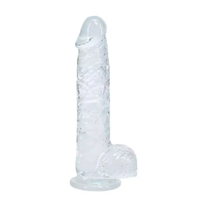 REALROCK Crystal Clear 5 colių (12,7 cm) anatominis modelis su siurbtuku, skaidrus