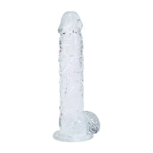 REALROCK Crystal Clear 5 colių (12,7 cm) anatominis modelis su siurbtuku, skaidrus