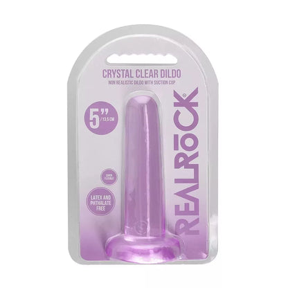 REALROCK Crystal Clear Intimate Machine 13,5 cm su siurbtuku