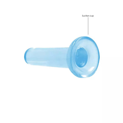 REALROCK Crystal Clear Intimate Machine 13,5 cm su skaidriu siurbtuku