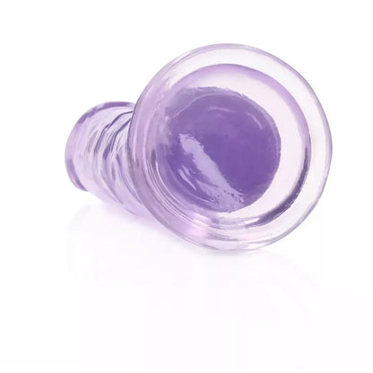 RealRock Crystal Clear Intimate Model 6" su siurbtuku, skaidrus