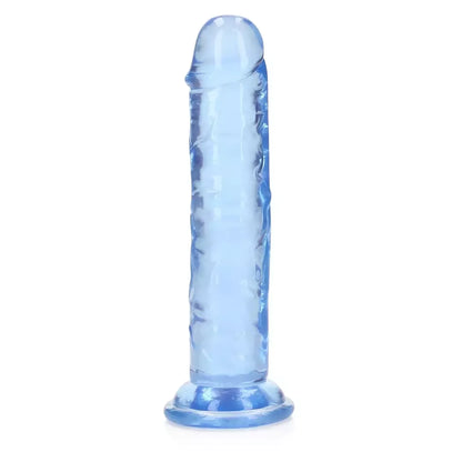 RealRock Crystal Clear Model 6" intymus treniruoklis su siurbtuku