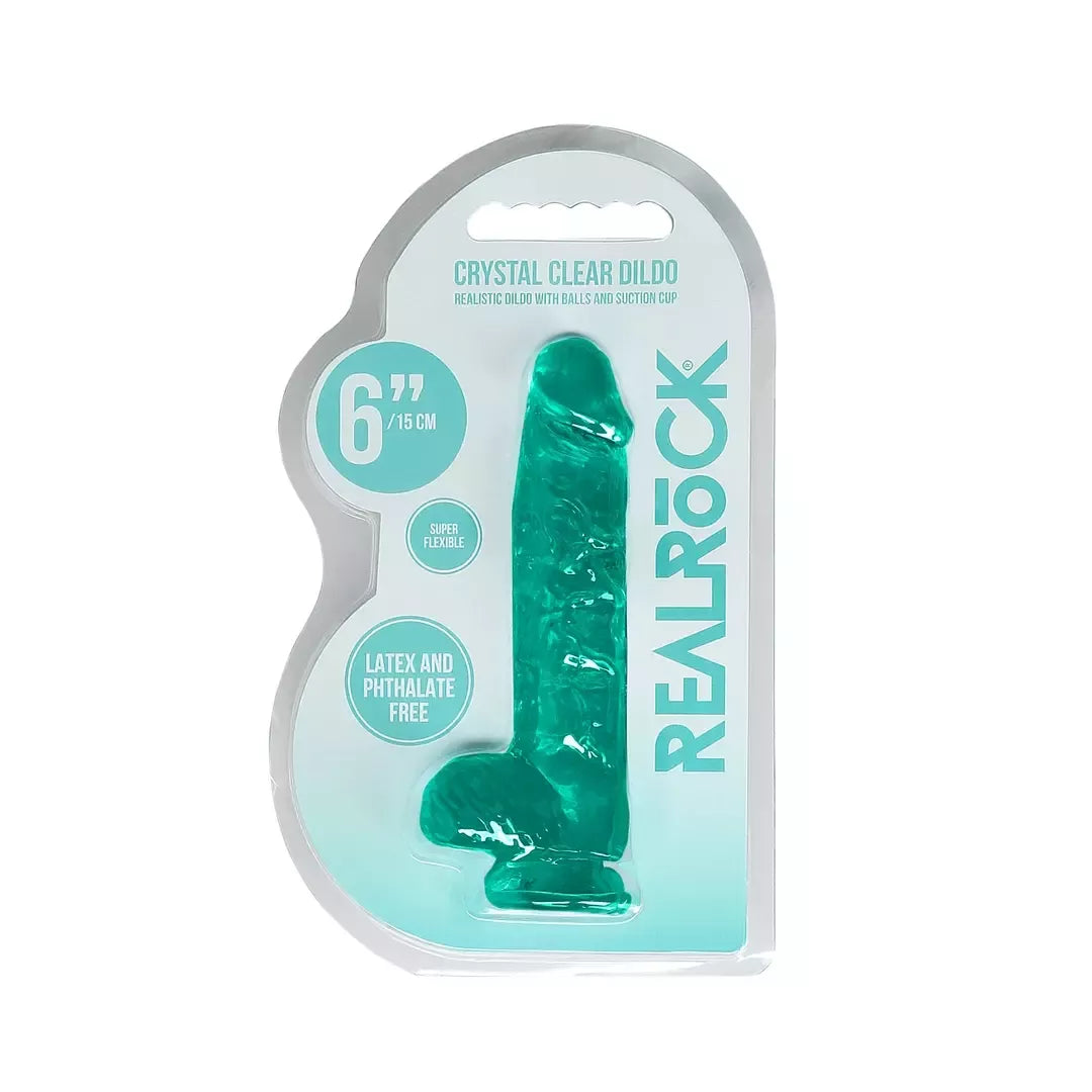 REALROCK Crystal Clear Model 6 su siurbtuku 17 cm skaidrus
