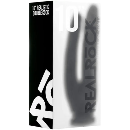 RealRock Double Model 10/25 cm dvipusė anatominė sistema, odos spalvos