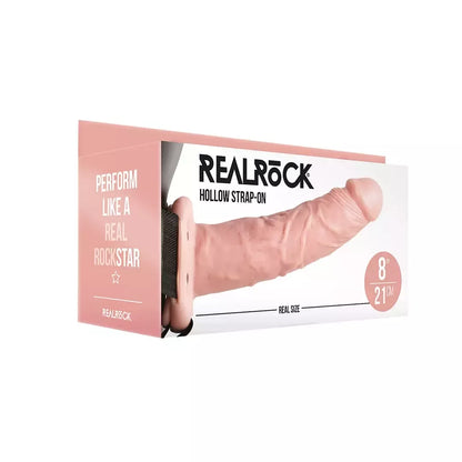 RealRock Hollow Intimate Support Harness 20.5 cm – reguliuojama sistema