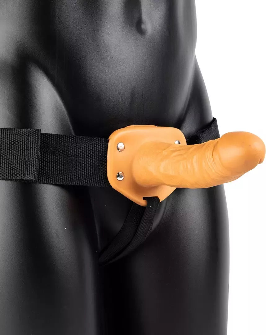 RealRock Hollow Strap-On System 15,5 cm – reguliuojamo patogumo diržas