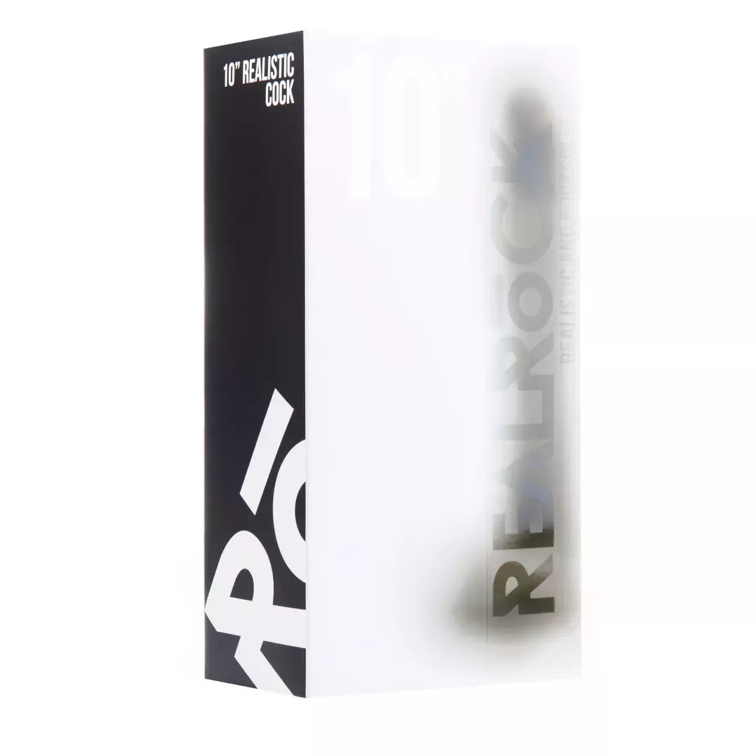 RealRock Model 10 Premium Intimate Machine su kapšeliu, 25 cm, smėlio spalvos