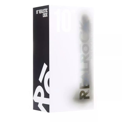 RealRock Model 10 Premium Intimate Machine su kapšeliu, 25 cm, smėlio spalvos