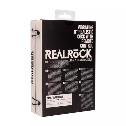 RealRock Model 10 Premium Intimate Machine su kapšeliu, 25 cm, smėlio spalvos