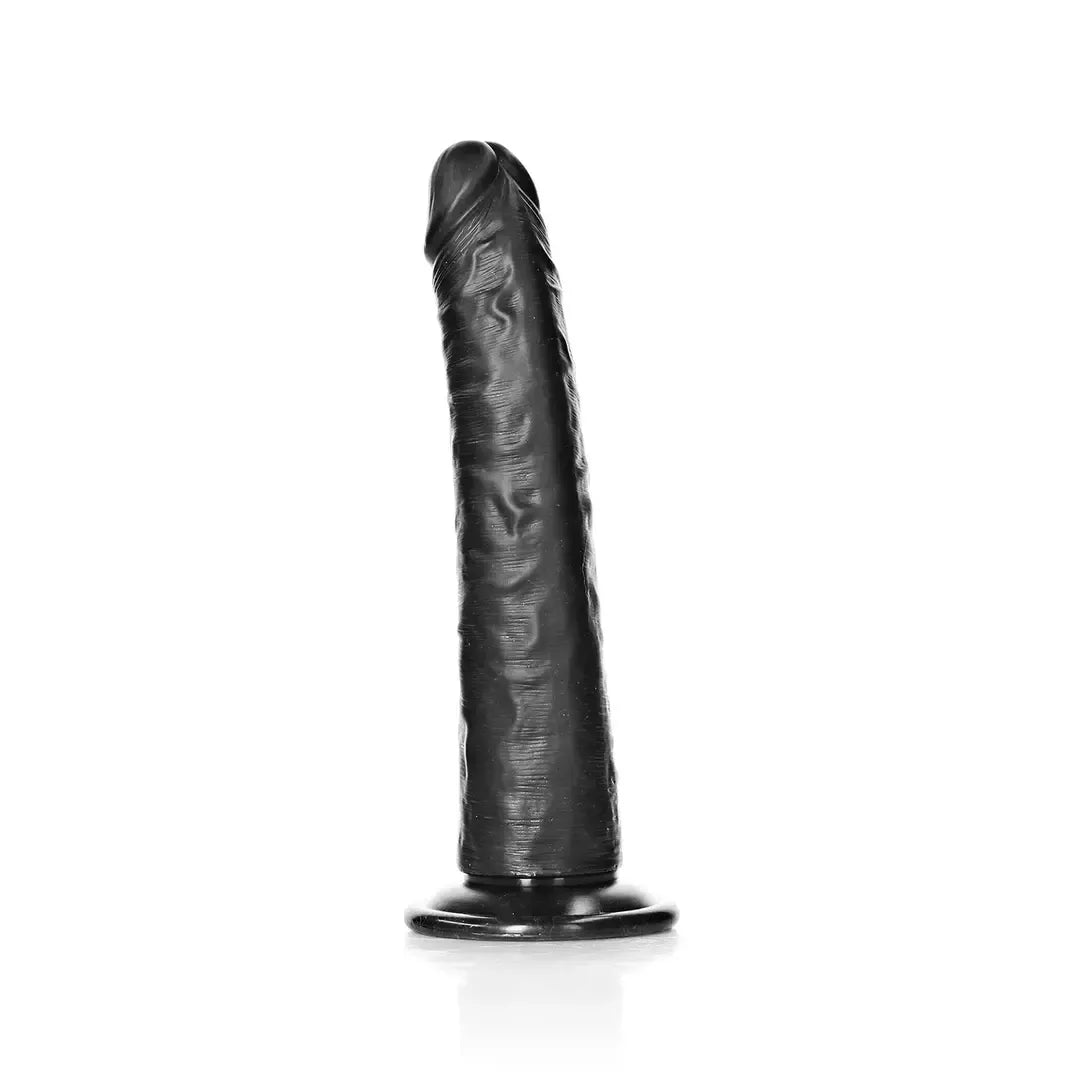 RealRock Slim 20,5 cm anatominis modelis su siurbtuku, smėlio spalvos