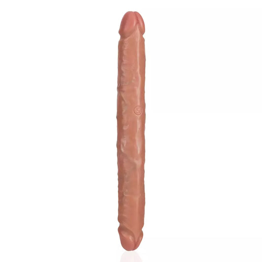 RealRock Slim Double Ended Intimate Model 30,5 cm – Natūralios kūno spalvos