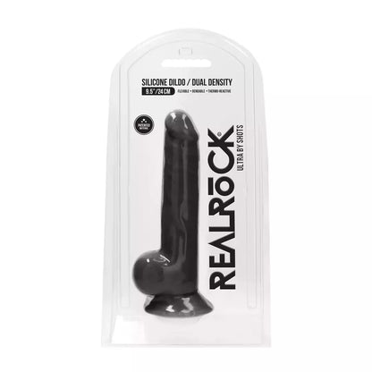 REALROCK ULTRA 24 cm silikoninis modelis su termo reagavimo funkcija ir siurbtuku