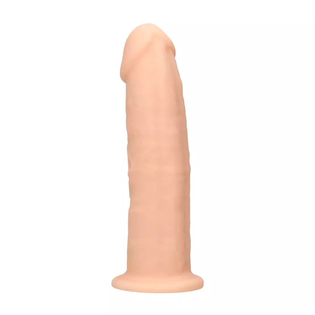 REALROCK Ultra Silicone Model 6 Thermo Reactive 15 cm – vakuuminė bazė, rudas