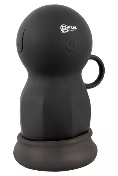 Rebel Intimate Shaking Device Model 24147 – 3 greičių, įkraunamas, juodas