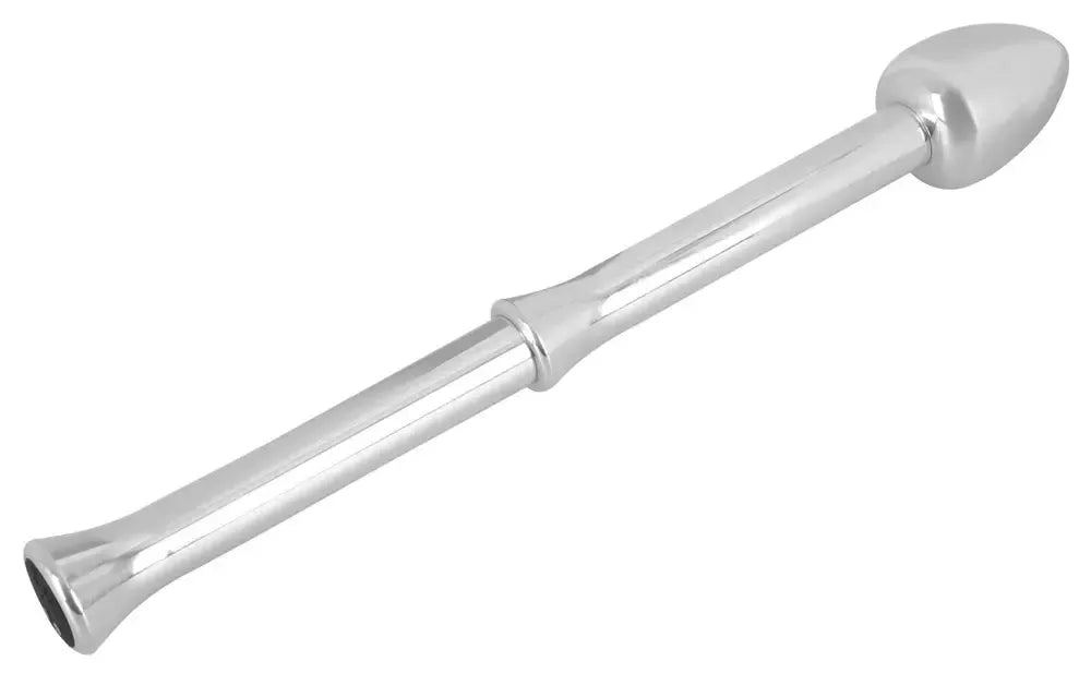 Rebel Metal Milking Stick – įkraunama prostatos masažuoklio sistema, sidabrinė, 26,5 cm