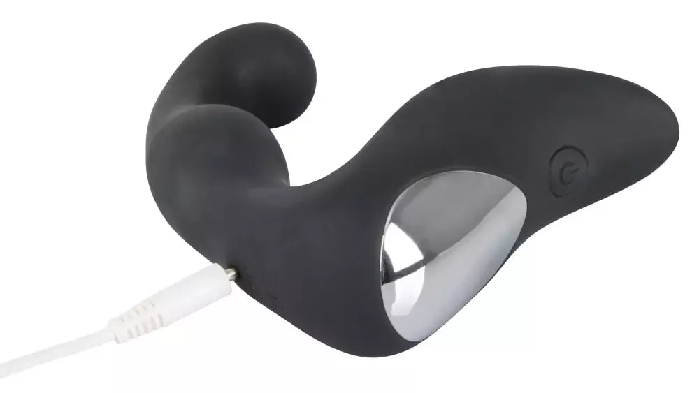 REBEL prostatos kaištis, įkraunamas lankstus vibratorius, juodas, 14,6 cm