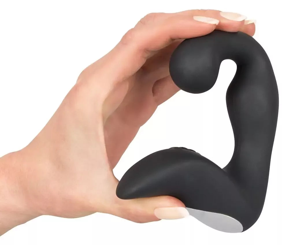 REBEL prostatos kaištis, įkraunamas lankstus vibratorius, juodas, 14,6 cm