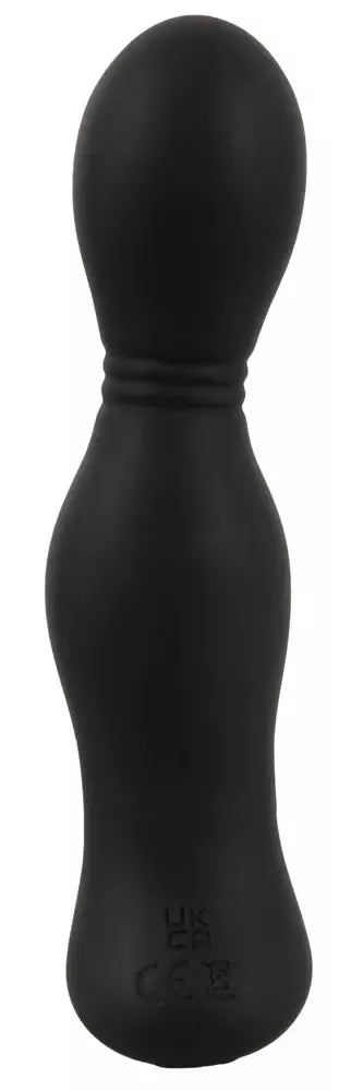 Rebel RC analinis kamštis su dvigubu varikliu, silikoninis, juodas, 13,7 cm, įkraunamas USB