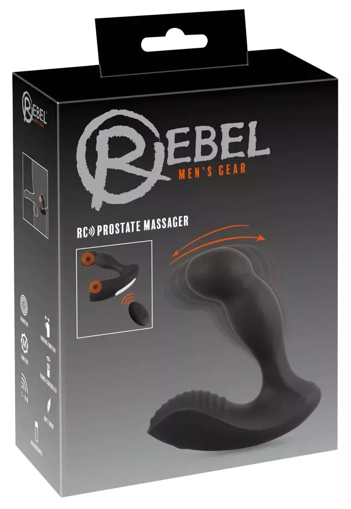 Rebel RC Intimate Massager Prostate Model masažuoklis su nuotolinio valdymo pulteliu, 13,1 cm