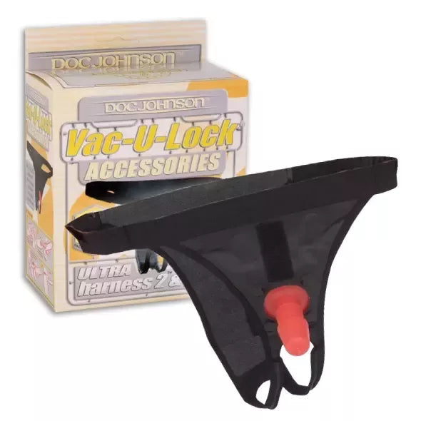 Reguliuojama sistema Doc Johnson Ultra Harness 2 su Vac-U-Lock kaiščiu