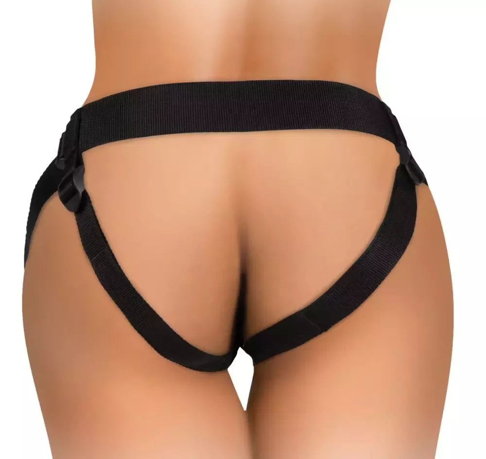 Reguliuojama „strap-on“ diržų sistema King Cock Elite Beginner, juoda