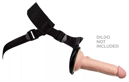 Reguliuojama „strap-on“ diržų sistema King Cock Elite Beginner, juoda