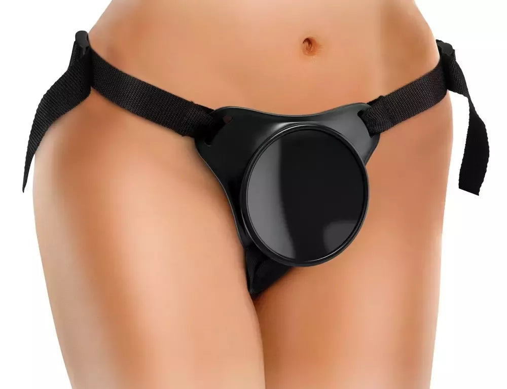 Reguliuojama „strap-on“ diržų sistema King Cock Elite Beginner, juoda