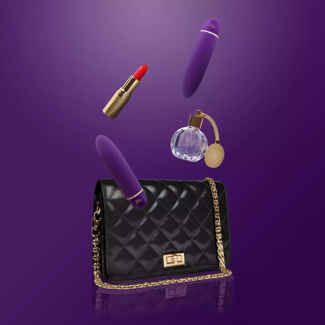 Rianne S Classique Deep Purple silikoninis vibratorius, 7 režimai