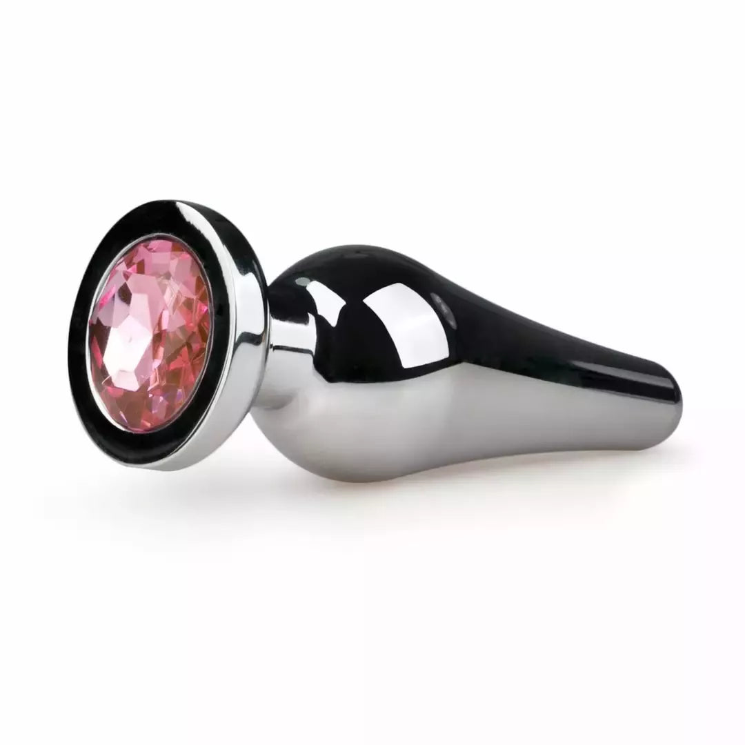 Rimba Aluminium Plug Crystal Clear – siaurėjantis dizainas, vidutinis dydis