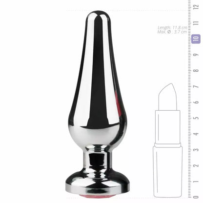 Rimba Aluminium Plug Crystal Clear – siaurėjantis dizainas, vidutinis dydis