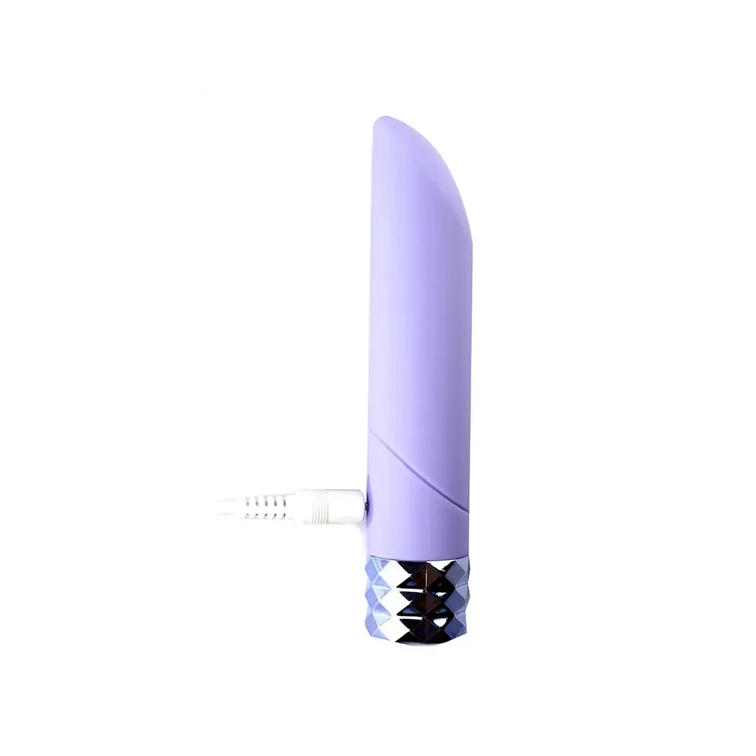 Rocks Off Angel Mini Bullet Vibrator 25 funkcijų violetinis kompaktiškas modelis