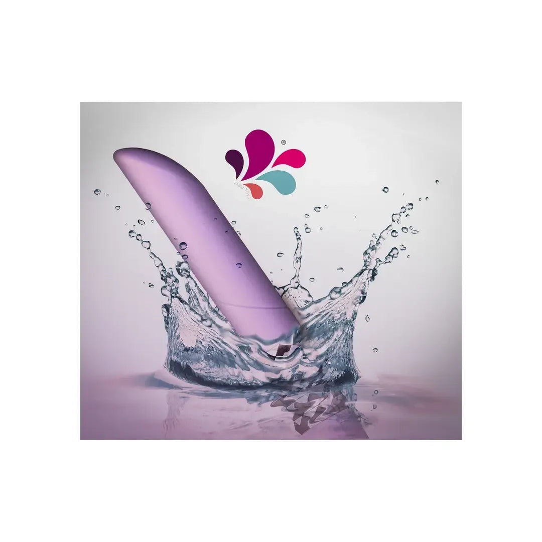 Rocks Off Angel Mini Bullet Vibrator 25 funkcijų violetinis kompaktiškas modelis