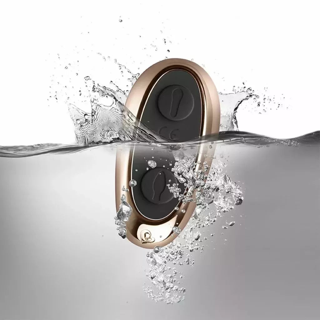Rocks-Off Petite Sensations Desire Black – nuotoliniu būdu valdomas analinis kaištis, silikoninis