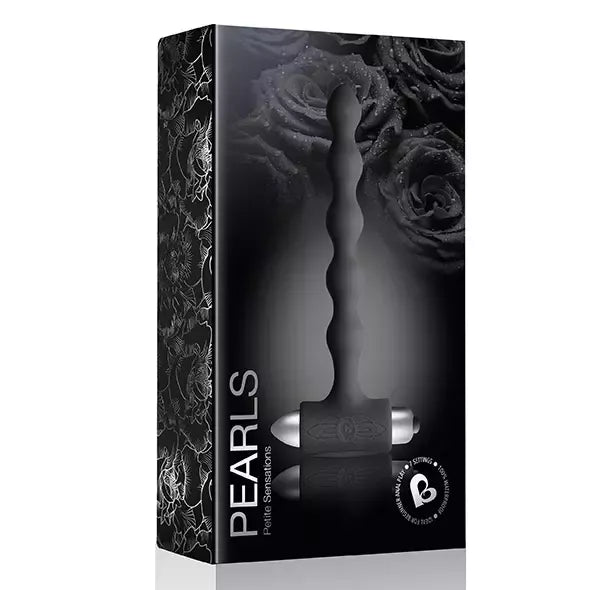 Rocks-Off Petite Sensations Pearls intymių rutuliukų sistema, juoda