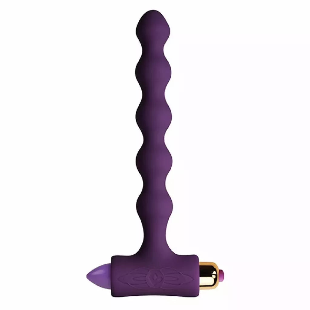 Rocks-Off Petite Sensations Pearls Purple – Kompaktiški vibruojantys rutuliukai