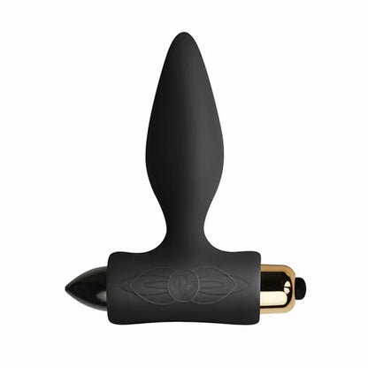 Rocks-Off Petite Sensations Plug Black – kompaktiškas silikoninis intymus prietaisas