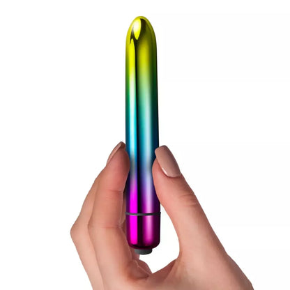 Rocks-Off Prism Metallic Rainbow precizinis vibracinis prietaisas, 10 režimų