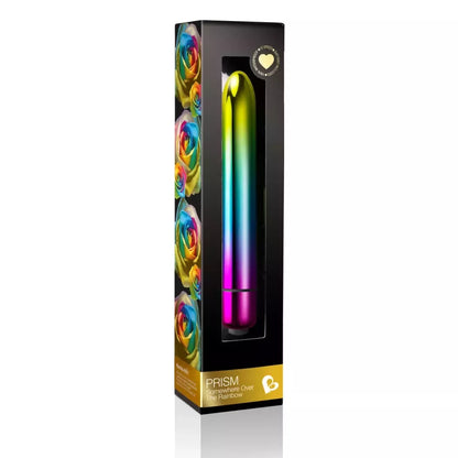 Rocks-Off Prism Metallic Rainbow precizinis vibracinis prietaisas, 10 režimų