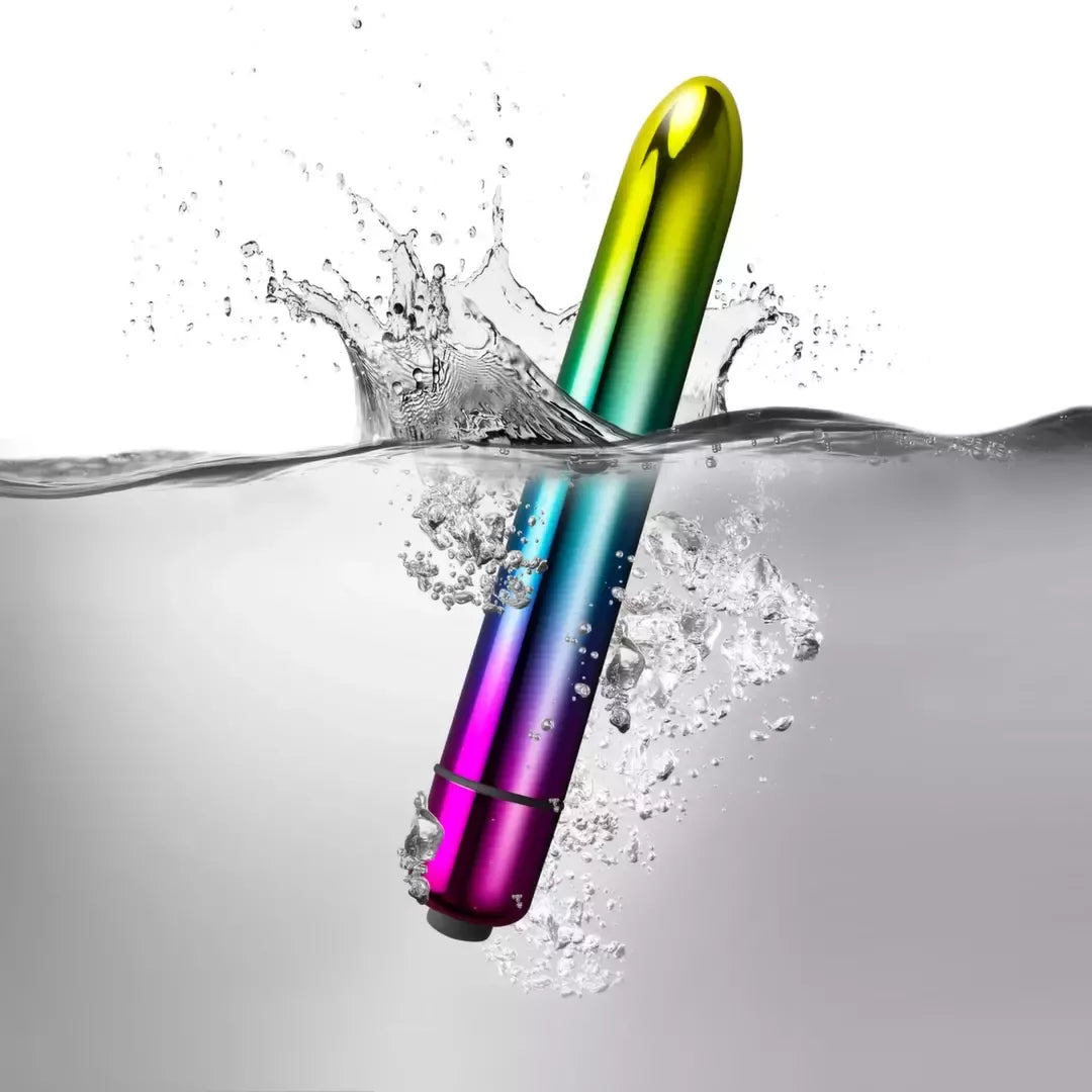 Rocks-Off Prism Metallic Rainbow precizinis vibracinis prietaisas, 10 režimų