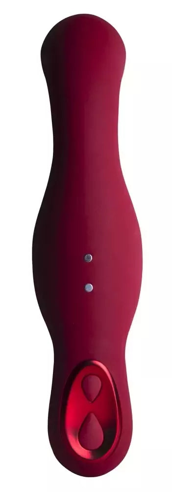 Rocks-Off Ruby Glow 2.0 Blush intymiojo masažo sistema, rožinė, 17,5 cm