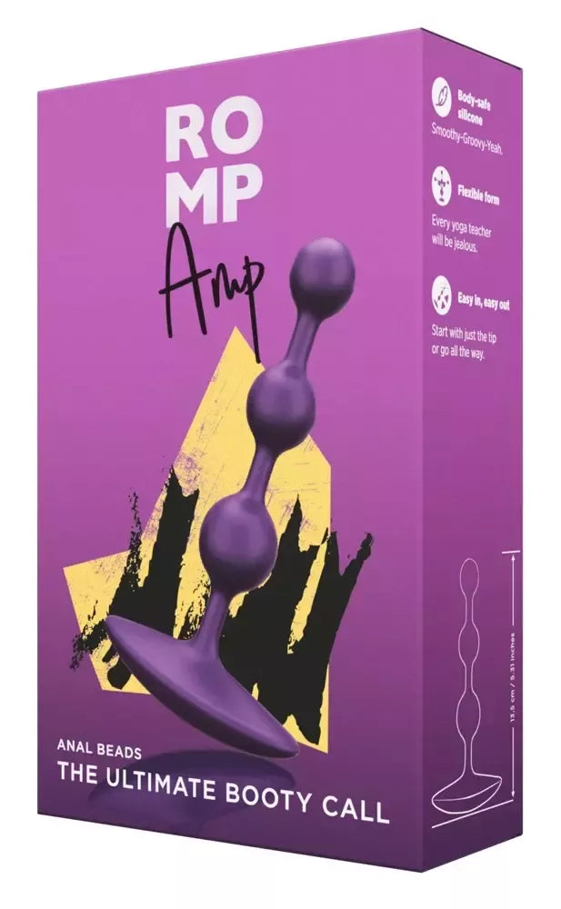 ROMP Amp silikoniniai lankstūs intymūs rutuliukai 13.5 cm – lengvo dizaino